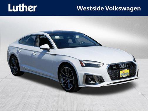 White 2024 Audi A5 Sportback 45 S Line Premium Plus