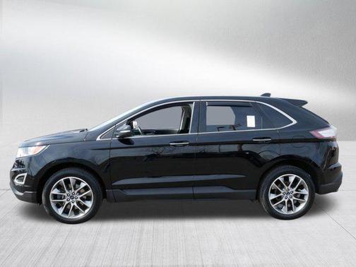 Shadow Black 2017 Ford Edge Titanium