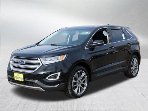 Shadow Black 2017 Ford Edge Titanium