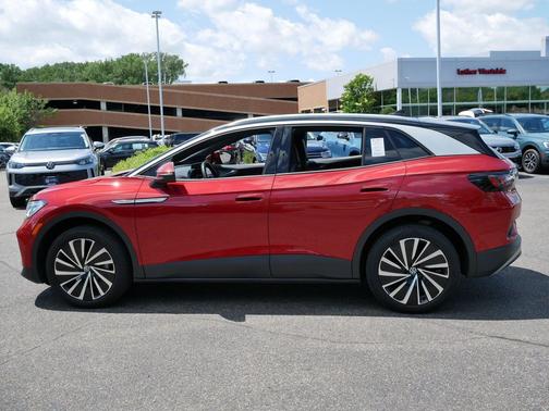 Aurora Red Metallic w/Black Roof 2023 Volkswagen ID.4 Pro S Plus