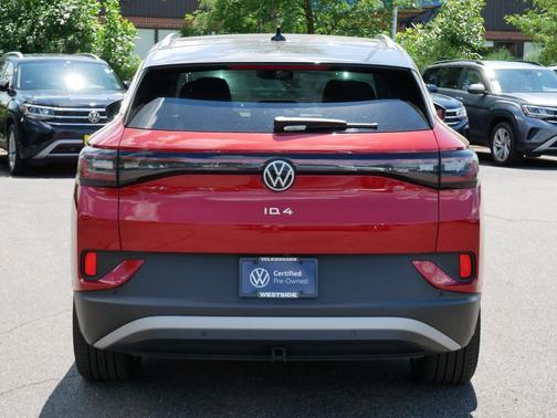 Aurora Red Metallic w/Black Roof 2023 Volkswagen ID.4 Pro S Plus