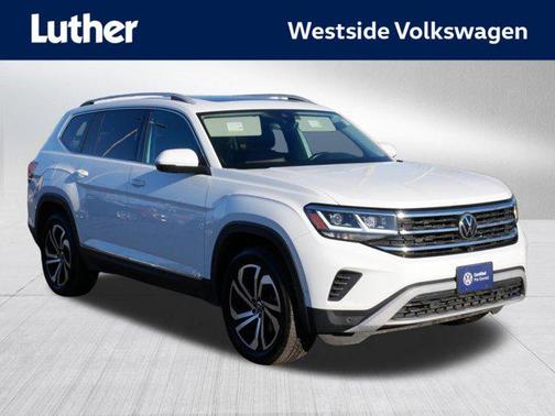 Pure White 2021 Volkswagen Atlas 3.6L SEL Premium SUV