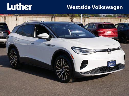 Opal White w/Black Roof 2023 Volkswagen ID.4 Pro S Plus