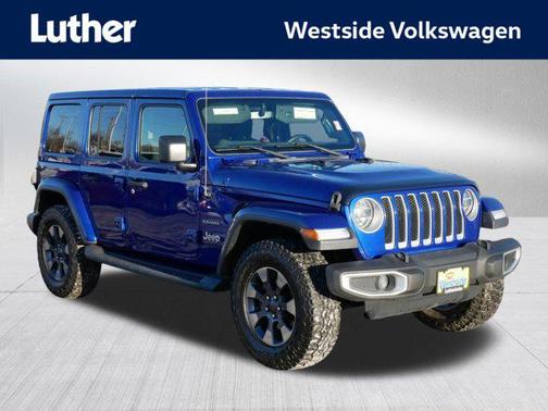 Ocean Blue Metallic Clearcoat 2019 Jeep Wrangler Unlimited Sahara SUV