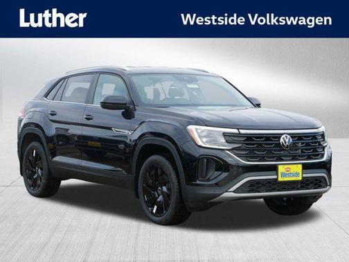 deep black pearl 2026 Volkswagen Atlas Cross Sport 2.0T SE w/Technology 4MOTION SUV