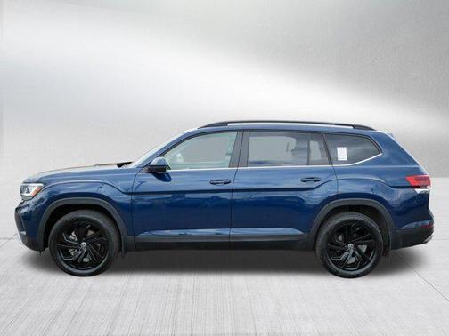 Tourmaline Blue Metallic 2023 Volkswagen Atlas 2.0T SE w/Technology 4MOTION