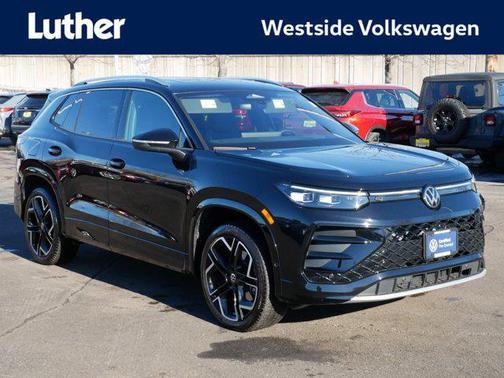 Deep Black Pearl 2025 Volkswagen Tiguan 2.0T SEL R-Line 4MOTION SUV