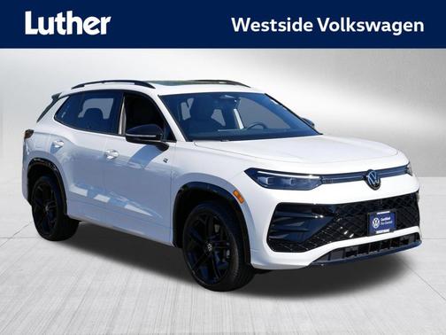 Opal White Pearl 2025 Volkswagen Tiguan 2.0T SE R-Line Black 4MOTION