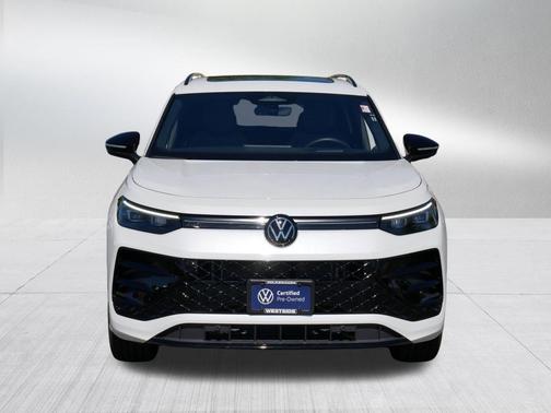 Opal White Pearl 2025 Volkswagen Tiguan 2.0T SE R-Line Black 4MOTION