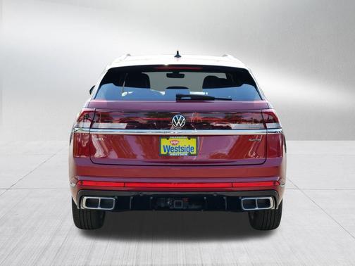 Aurora Red Metallic 2024 Volkswagen Atlas Cross Sport 2.0T SEL