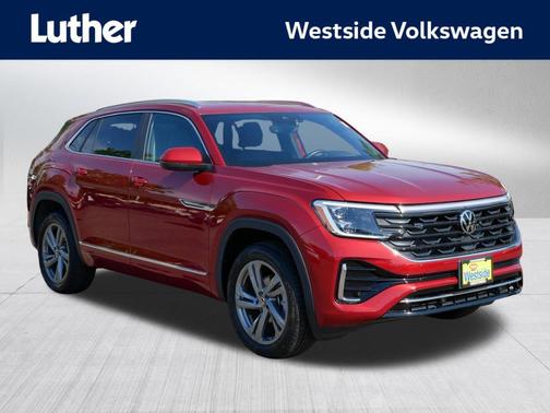 Aurora Red Metallic 2024 Volkswagen Atlas Cross Sport 2.0T SEL