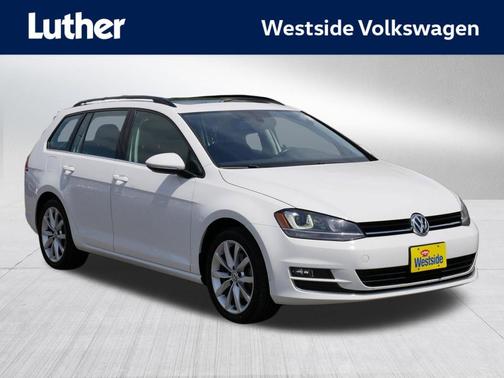 Pure White 2016 Volkswagen Golf SportWagen TSI SE 4-Door