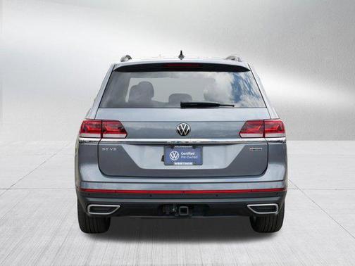 Platinum Gray Metallic 2022 Volkswagen Atlas 3.6L SE w/Technology