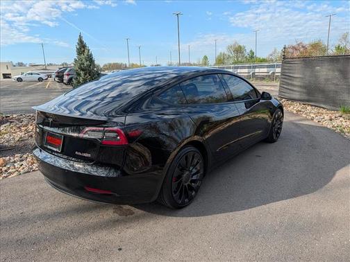 Black 2022 Tesla Model 3 Performance