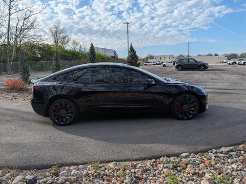 Black 2022 Tesla Model 3 Performance
