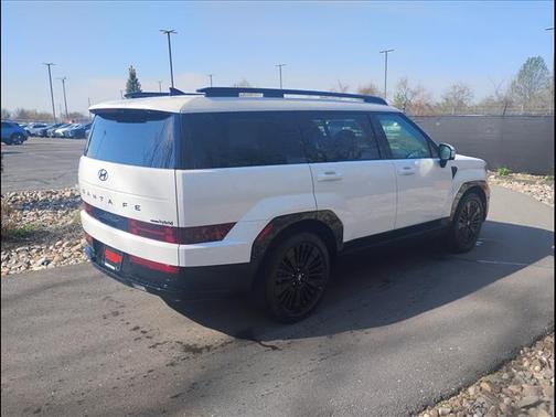 White 2026 Hyundai SANTA FE HEV Calligraphy