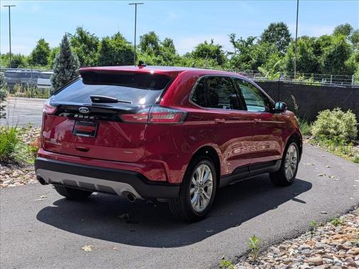 Red Metallic 2023 Ford Edge Titanium