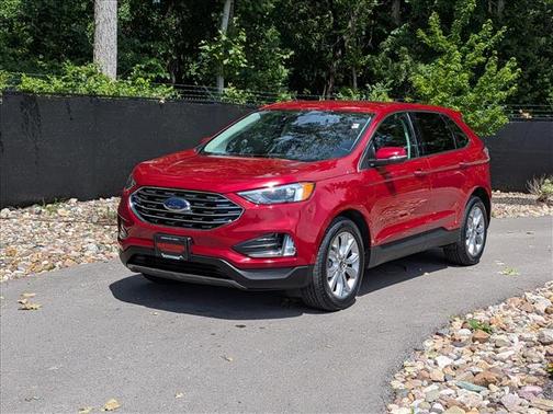 Red Metallic 2023 Ford Edge Titanium