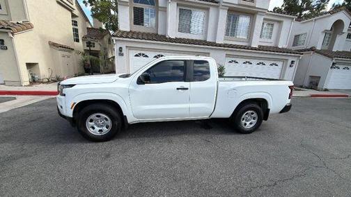 Glacier White 2023 Nissan Frontier S