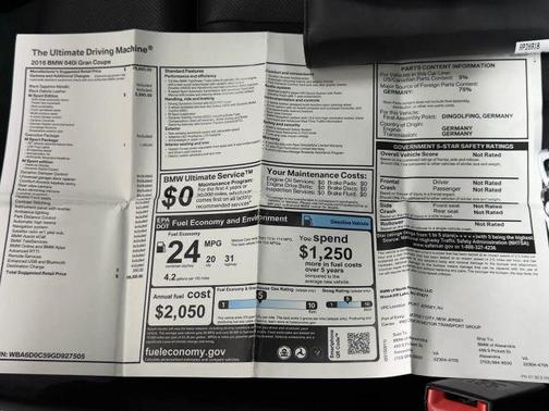 2016 BMW 640 Gran Coupe i