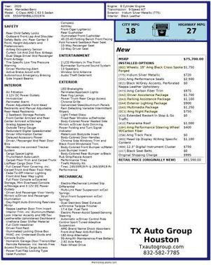 2020 Mercedes-Benz AMG C 63 S