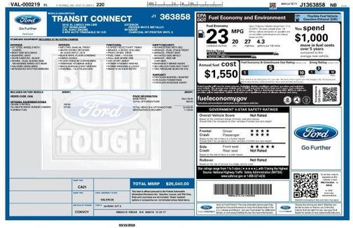 2018 Ford Transit Connect XL