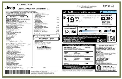 2021 Jeep Gladiator Sport