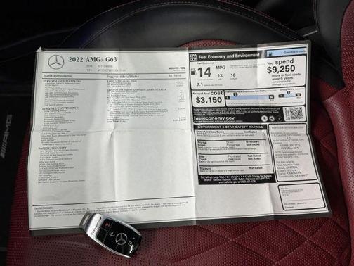 Blue 2022 Mercedes-Benz AMG G 63 4MATIC