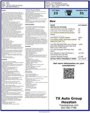 Black 2023 Buick Envision Essence