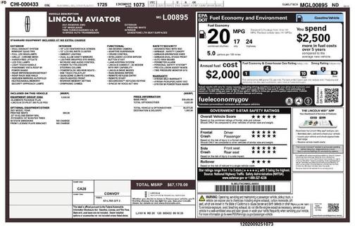 2021 Lincoln Aviator Reserve AWD