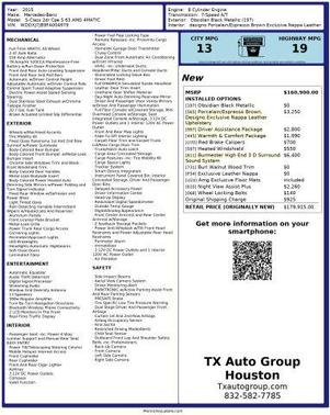 2015 Mercedes-Benz S-Class S 63 AMG