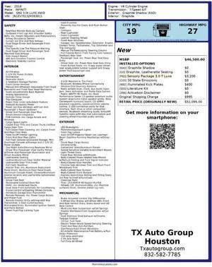 2018 INFINITI Q60 3.0t LUXE