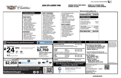 2020 Cadillac XT5 Luxury