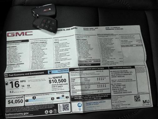 White 2024 GMC Yukon XL Denali