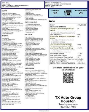 2022 Dodge Charger SRT Hellcat Widebody