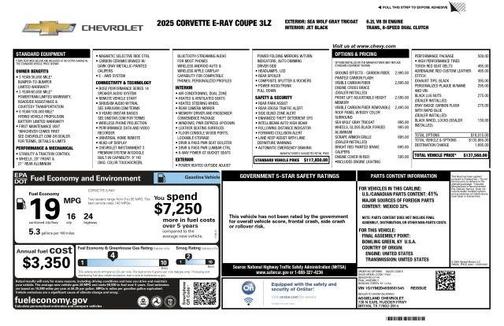 2025 Chevrolet Corvette E-Ray