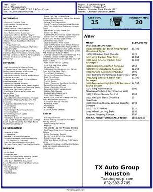 2019 Mercedes-Benz AMG GT 63 S 4-Door