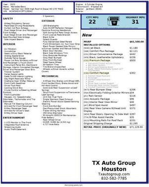2023 Mercedes-Benz Sprinter 3500 HIGH ROOF W/170 WB
