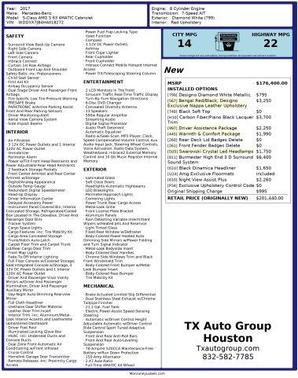 2017 Mercedes-Benz AMG S 63 Base 4MATIC