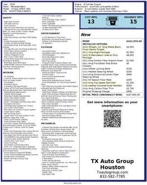 2020 Mercedes-Benz AMG G 63 Base