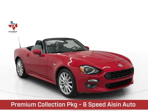 Red 2017 FIAT 124 Spider Lusso