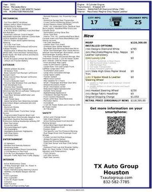 2021 Mercedes-Benz S-Class S 580 4MATIC