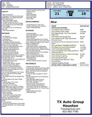 2018 Porsche Panamera S