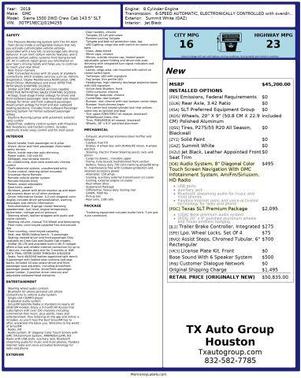 2018 GMC Sierra 1500 SLT