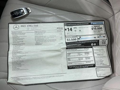 2021 Mercedes-Benz AMG G 63 Base