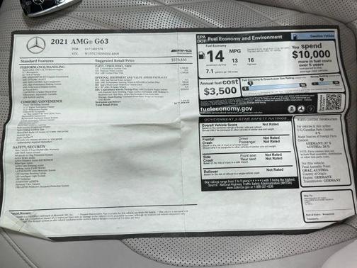 2021 Mercedes-Benz AMG G 63 Base