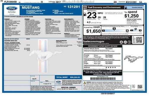 2019 Ford Mustang EcoBoost Premium