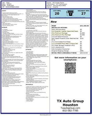 2018 INFINITI QX60 Base