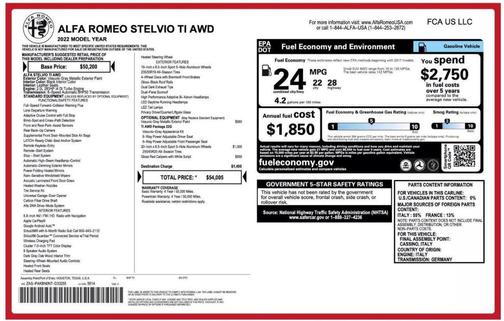 2022 Alfa Romeo Stelvio Ti