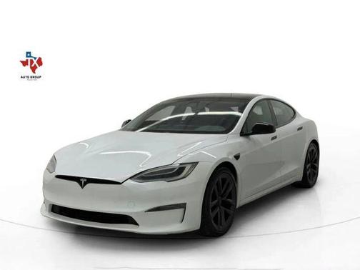White 2021 Tesla Model S Long Range